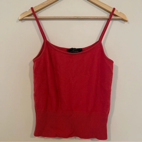 ☀️PORTOFINOPIAZZETTA Cashmere Spaghetti Strap Top - Picture 1 of 6